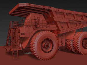 caterpillar 797f mining truck 3D 模型