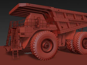 camion da miniera caterpillar 797f Modello 3D