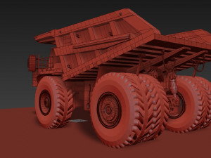 caterpillar 797f mining truck 3D 模型