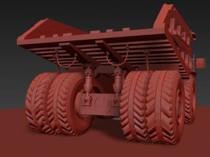 camion da miniera caterpillar 797f Modello 3D