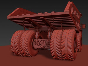 caterpillar 797f mining truck 3D 模型