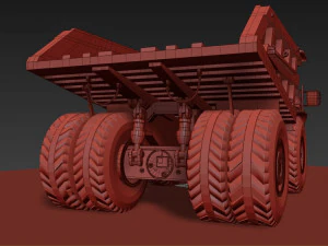 camion da miniera caterpillar 797f Modello 3D