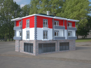 storey building 3D Model