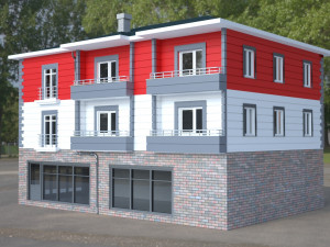 storey building 3D Model