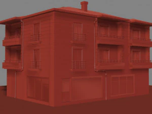 storey building 3D Model