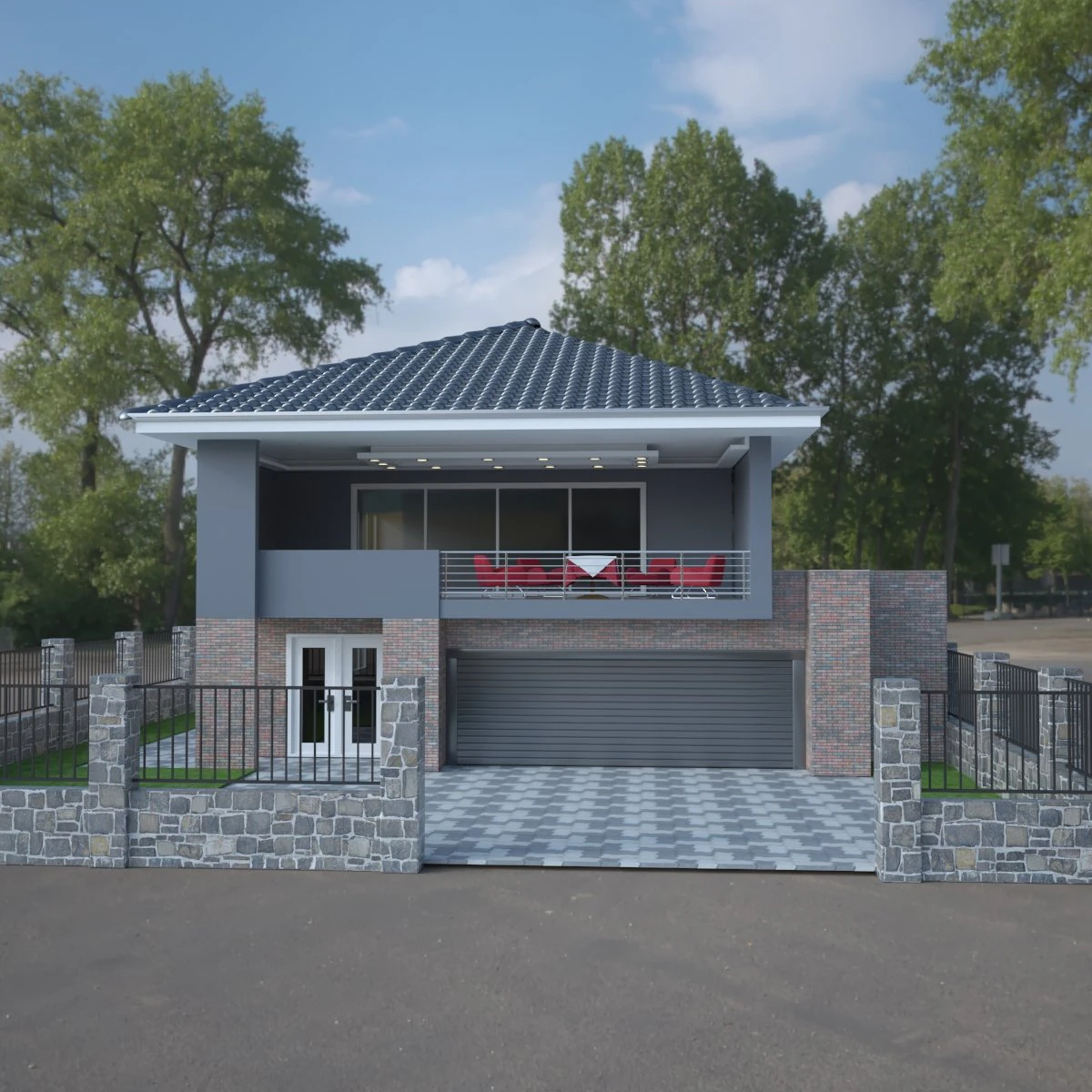 house 3D Model .c4d .max .obj .3ds .fbx .stl .blend 