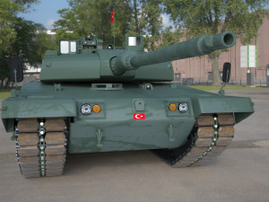 Tank altay made in turkey 3D 模型