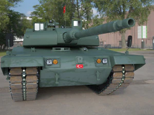 Tank altay made in turkey 3D Model