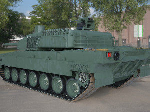 Tank altay made in turkey 3D 模型