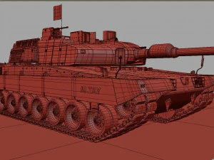 Tank altay made in turkey 3D Model