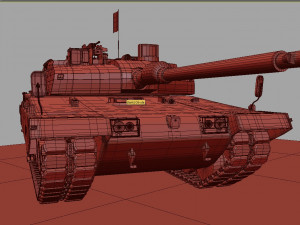 Tank altay made in turkey 3D 模型
