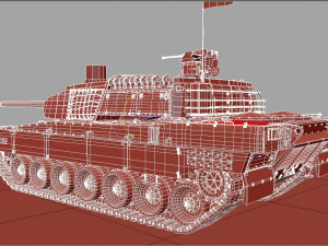 Tank altay made in turkey 3D 模型