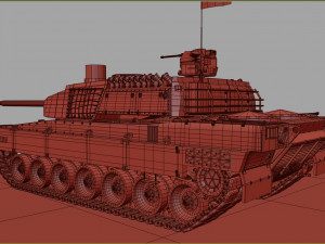 Tank altay made in turkey 3D 模型