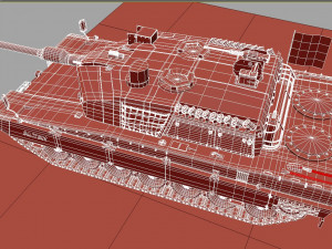 Tank altay made in turkey 3D 模型