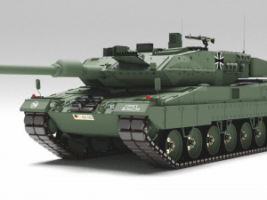 Tank Leopard 2a6 Model 3D