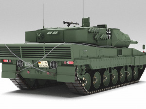 Tank Leopard 2a6 Model 3D