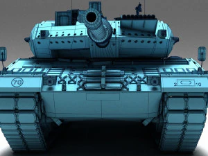 Tank Leopard 2a6 3D Model