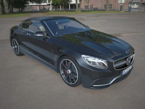 メルセデス・ベンツ S63 AMG カブリオレ 3Dモデル