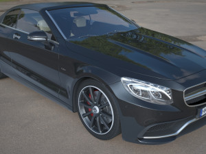 mercedes-benz s63 amg cabriolet Model 3D