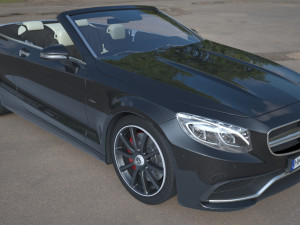 mercedes-benz s63 amg cabriolet Model 3D