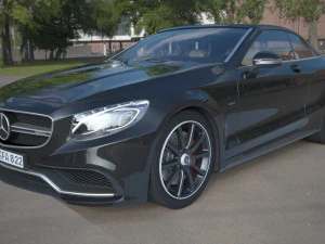 mercedes-benz s63 amg cabriolet 3D Model