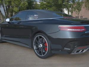 mercedes-benz s63 amg cabriolet 3D Model