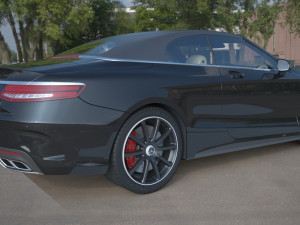 mercedes-benz s63 amg cabriolet Model 3D