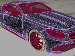 mercedes-benz s63 amg cabriolet 3D Model