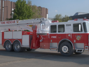 fire rescue truck 3D 모델