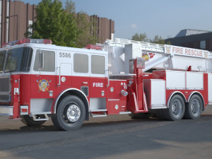fire rescue truck 3D 모델