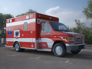 ambulance fort e 450 3D-Modell