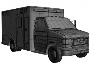 ambulance fort e 450 3D Model