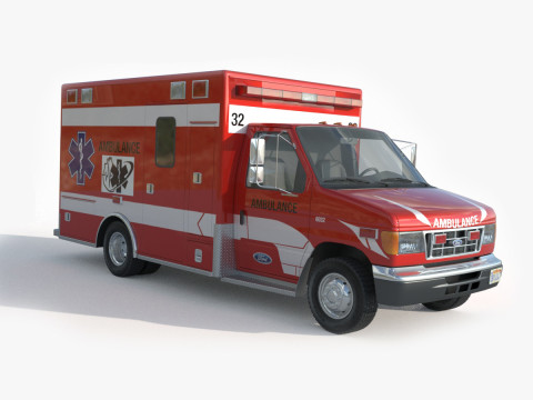 Ambulance fort e 450 3D Model