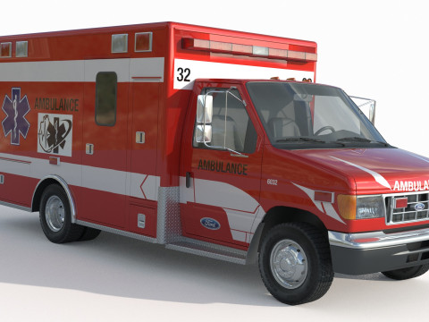 Ambulance fort e 450 3D Model