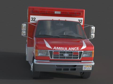 Ambulance fort e 450 3D Model