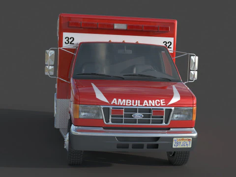 Ambulans kalesi e 450 3D Model