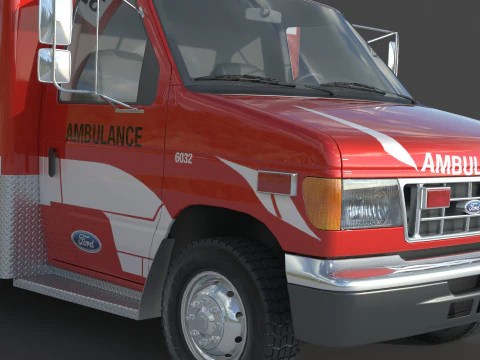 Ambulans kalesi e 450 3D Model
