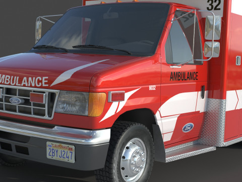 Ambulance fort e 450 3D Model