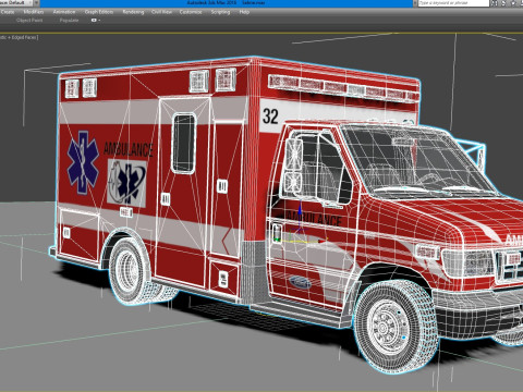 Ambulance fort e 450 3D Model