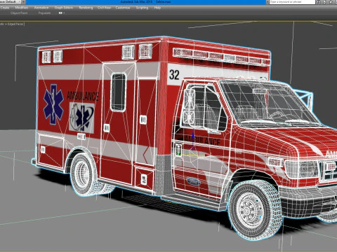 Ambulans kalesi e 450 3D Model