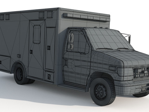 Ambulance fort e 450 3D Model