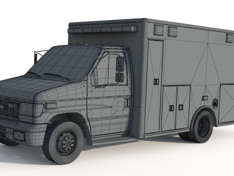 Ambulance fort e 450 3D Model