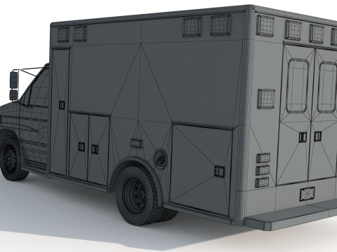 Ambulance fort e 450 3D Model