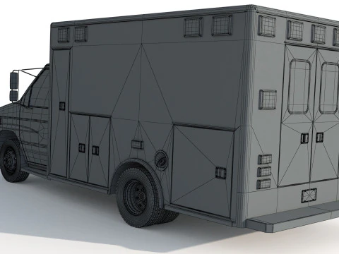 Ambulans kalesi e 450 3D Model