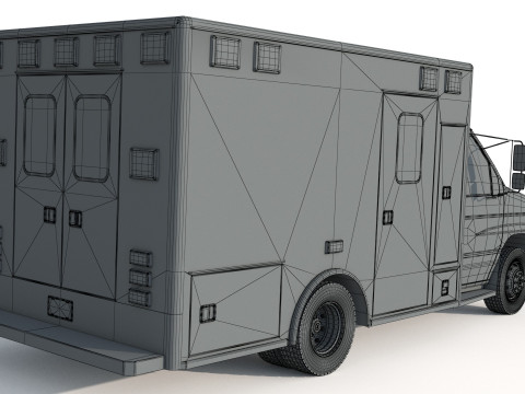 Ambulance fort e 450 3D Model