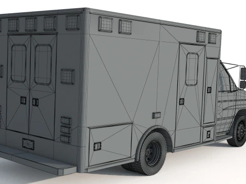 Ambulans kalesi e 450 3D Model