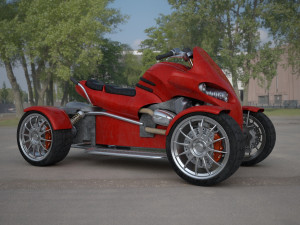 atv motorcycle 3D Model
