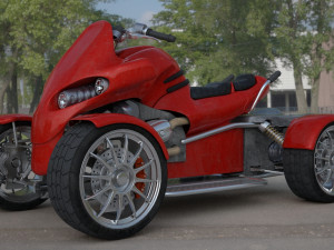 atv motorcycle Modelo 3D