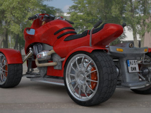atv motorcycle Modelo 3D