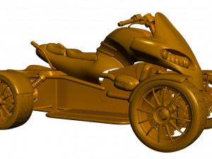 atv motorcycle Modelo 3D